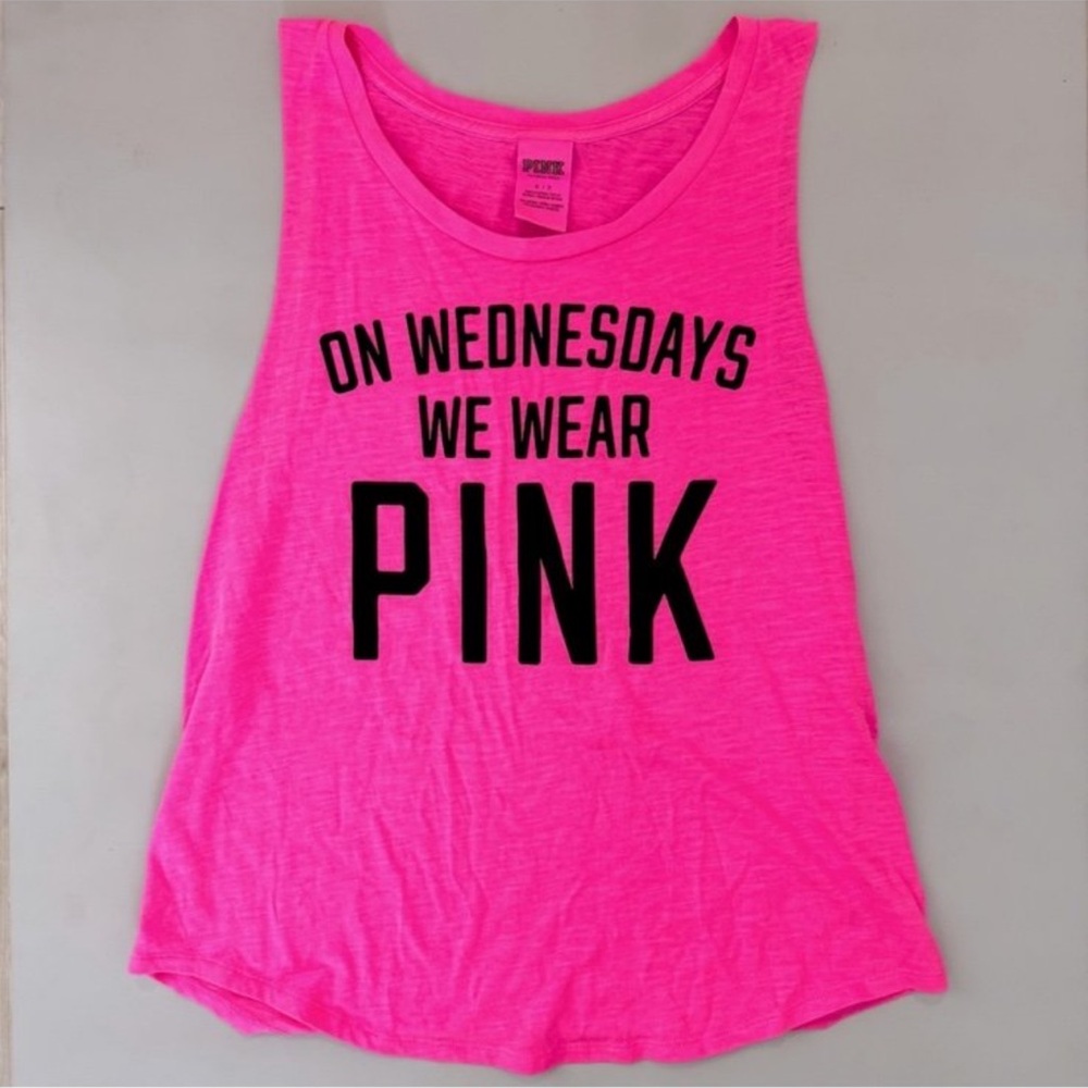 Victoria’s Secret PINK On Wednesdays We Wear Pink Top